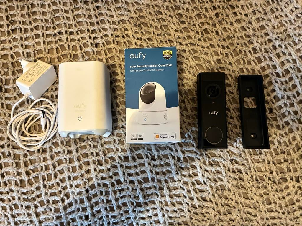 Complete Eufy Beveiligingsset: Homebase 2, Deurbel, 2 Camera, Beweging, Eufy nl, Eufy, Ophalen of Verzenden