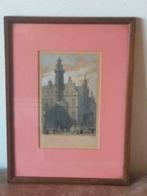Gravure Litho Den Haag Stadhuis 1840 Bartlett Payne, Ophalen