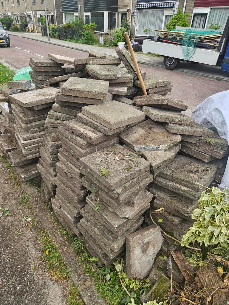 Tuintegels standaard 30 bij 30, Tuin en Terras, Tegels en Klinkers, Terrastegels, Beton, Ophalen