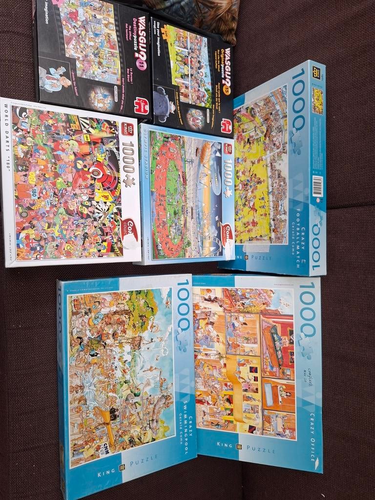 Diverse puzzels 2,50e per stuk, Ophalen, 500 t/m 1500 stukjes, Zo goed als nieuw
