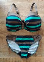 Prima donna bikini 80 F broekje 38 ZGAN blauw groen kaki 80F, Blauw, Ophalen of Verzenden, Zo goed als nieuw, Bikini