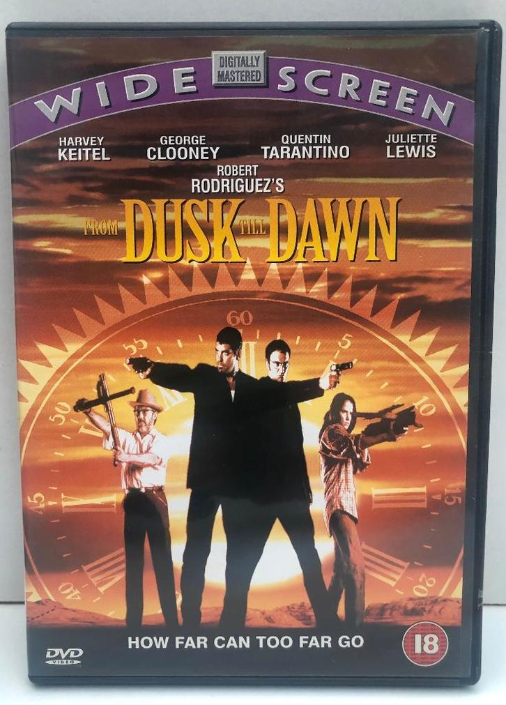 Robert Rodriguez - DVD From Dusk Till Dawn (1996), Cd's en Dvd's, Dvd's | Horror, Zo goed als nieuw, Vampiers of Zombies, Vanaf 16 jaar
