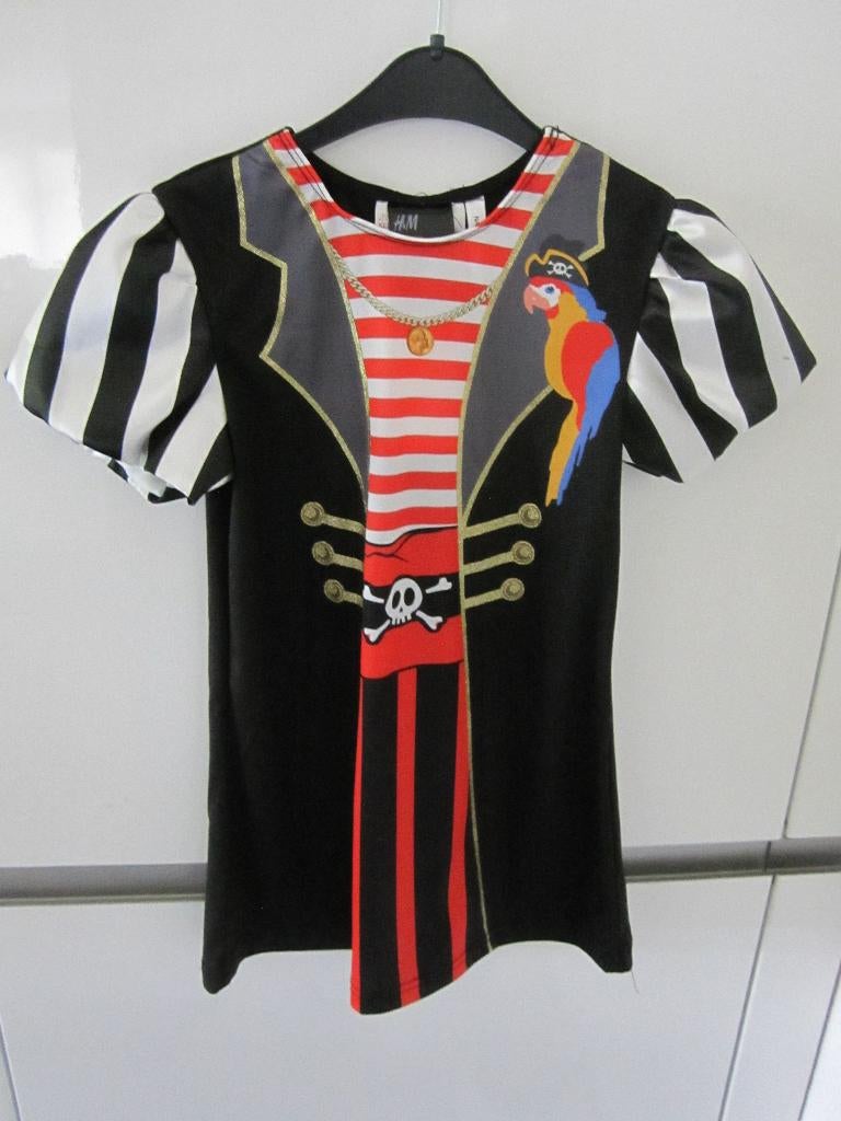 Piratenjurkje maat 98/104 incl. hoed. en handschoenen Nieuw., Kinderen en Baby's, Carnavalskleding en Verkleedspullen, Ophalen of Verzenden