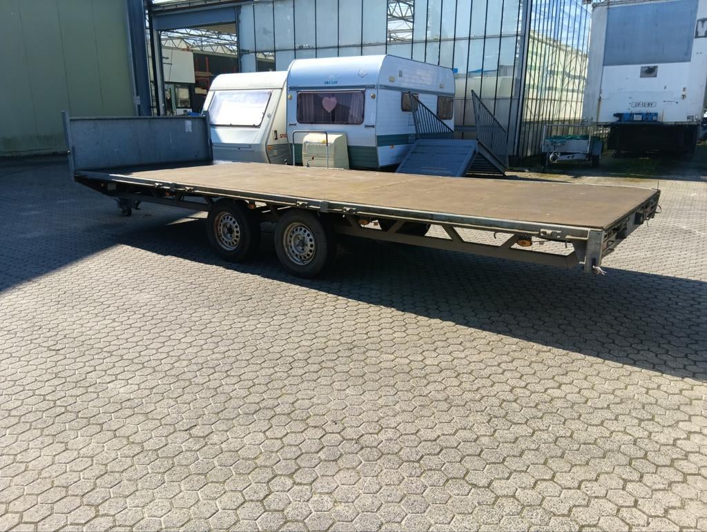 Plateauwagen groot 6x2 meter Tandemasser, Doe-het-zelf en Verbouw, Ophalen