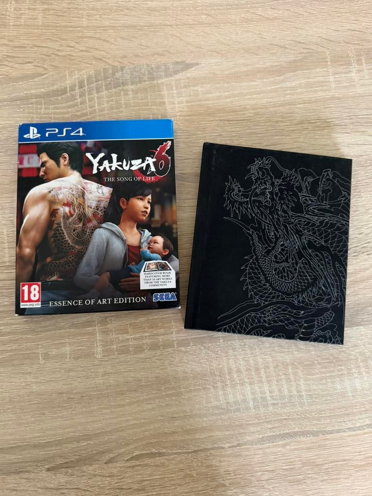 Yakuza 6 the song of life essense artbook edition, 1 speler, Ophalen, Zo goed als nieuw, Vanaf 18 jaar