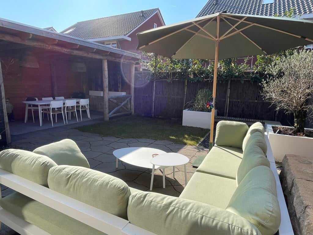 Complete Tuinset (Lounge & Tafel) van ‘Lanterfant’ / Loods 5, Ophalen, Gebruikt, 6 zitplaatsen, Aluminium