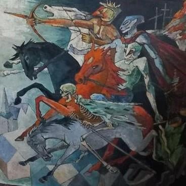 De Vier Ruiters van de Apocalyps uit jaren 60 ., Ophalen of Verzenden