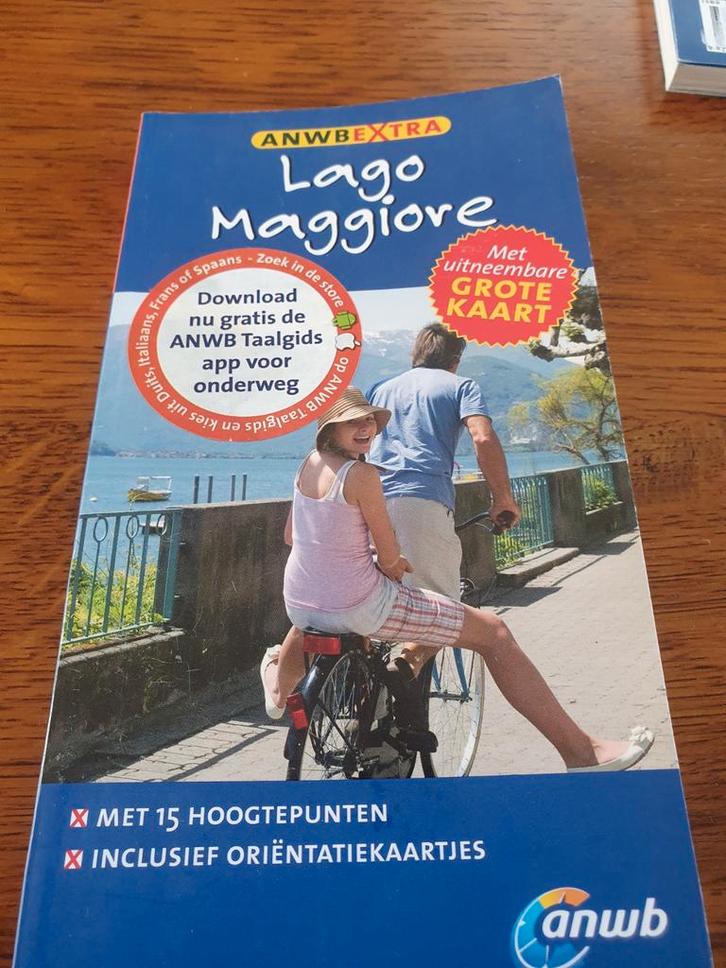 ANWB extra reisgids Lago Maggiore Italië met losse kaart!!!, Boeken, Reisgidsen, Zo goed als nieuw, Reisgids of -boek, Europa