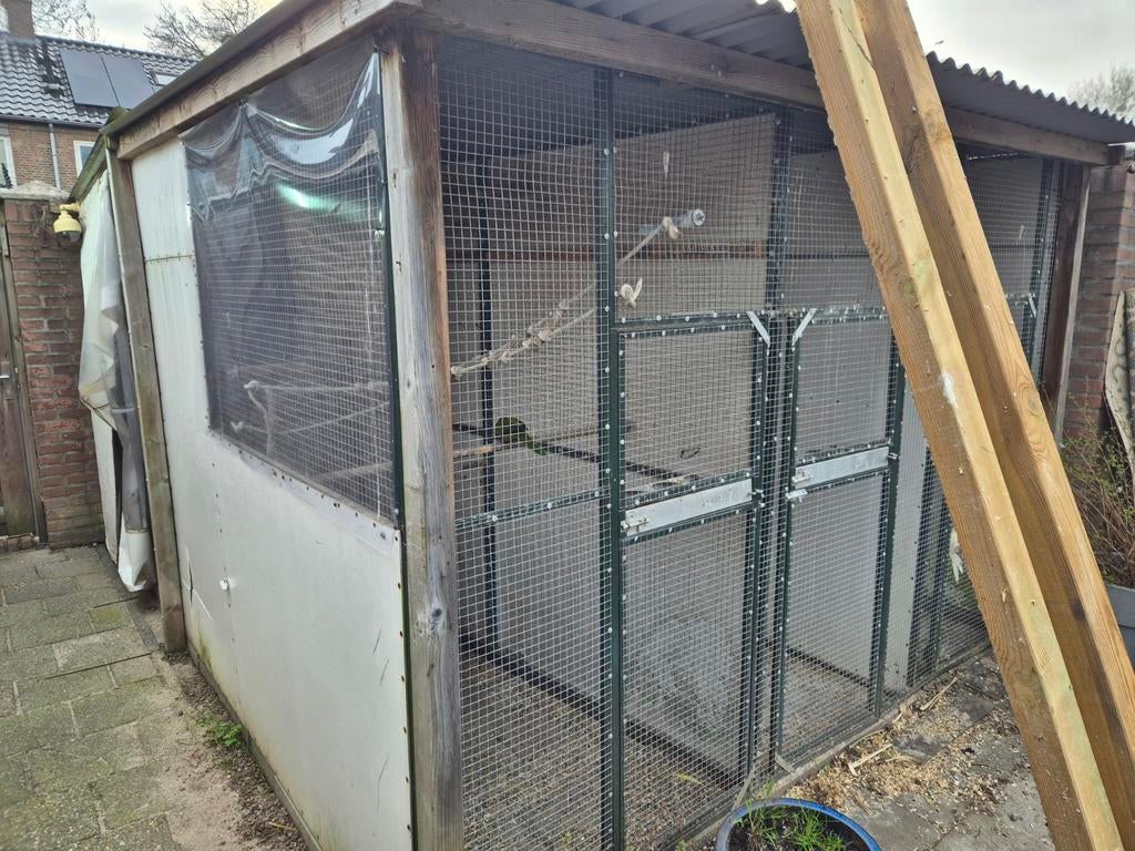 volière panelen, Dieren en Toebehoren, Ophalen of Verzenden, Gebruikt, Aluminium, Volière