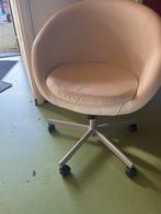 bureaustoel - wit/ Beige, Huis en Inrichting, Gebruikt, Wit, Ophalen of Verzenden, Bureaustoel