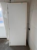 Hardhouten binnendeur kozijn met deur, Ophalen, 80 tot 100 cm, 215 cm of meer, Binnendeur