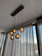Smokey glazen hanglamp - zo goed als nieuw, Ophalen, Zo goed als nieuw, Glas, 50 tot 75 cm