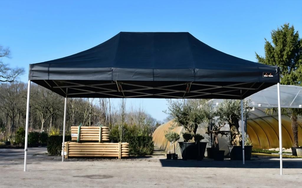 4x6 m Easy up partytent PVC, PROFESSIONAL alu 50 mm, Ophalen, Zo goed als nieuw