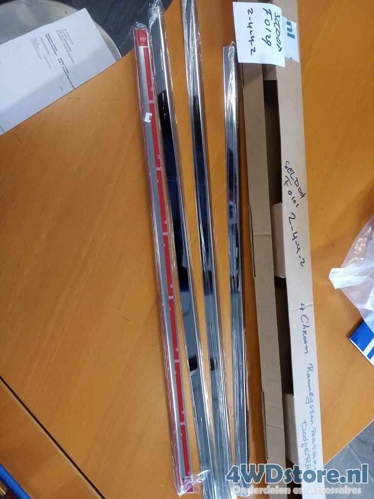 chroom raamlijst set dodge ram 1500 +2019, Auto-onderdelen, -, -, Nieuw, Ophalen of Verzenden