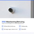 Teceye PoE cameraset 4 stuks met 500GB recorder Wit CCTV, Ophalen of Verzenden, Nieuw, Buitencamera