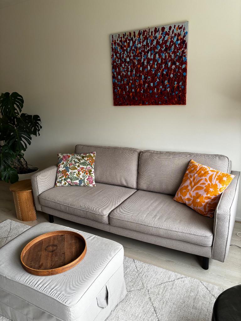 Bank, Huis en Inrichting, Ophalen, Gebruikt, 150 tot 200 cm, Driepersoons