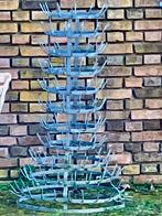 Vintage Frans wijnflessen rek - Gegalvaniseerd metaal, Huis en Inrichting, Ophalen, Gebruikt, 25 flessen of meer, Metaal