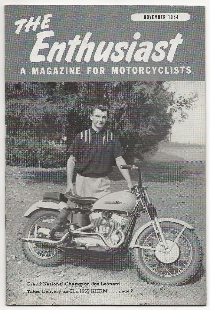 Harley Davidson enthusiast 1954 motor (HD5411), Verzenden, Harley-Davidson of Buell