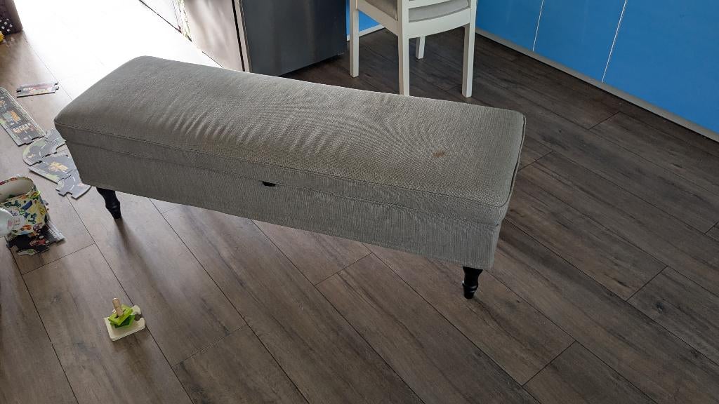 Ikea STOCKSUND bankje, Ophalen, Gebruikt, 125 cm of meer, Vierkant