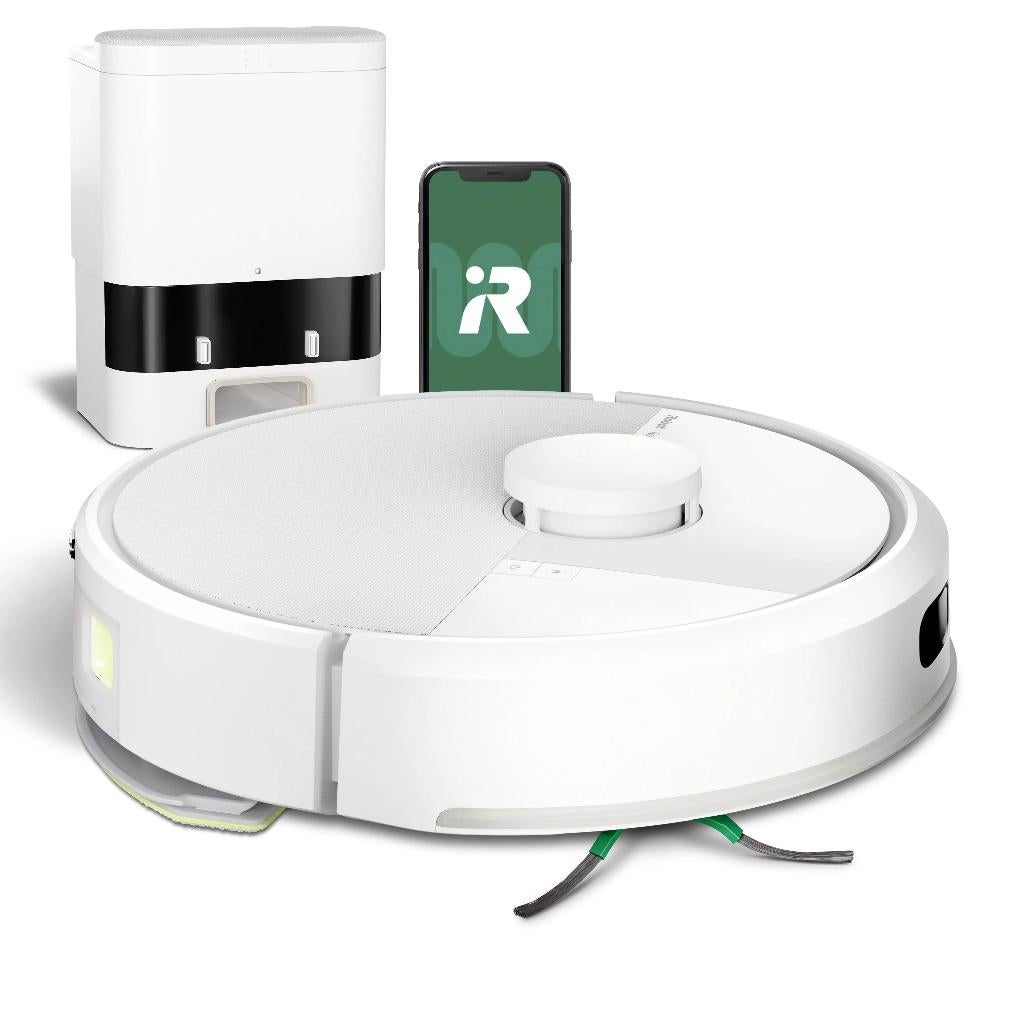 iRobot Roomba 105 Combo White + Auto Empty Dock, Ophalen of Verzenden, Zo goed als nieuw, Robotstofzuiger, Minder dan 1200 watt
