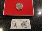 Erasmus 2,5 ECU 1991 met certificaat, Postzegels en Munten, Ophalen of Verzenden, Koningin Beatrix, Overige waardes, Losse munt