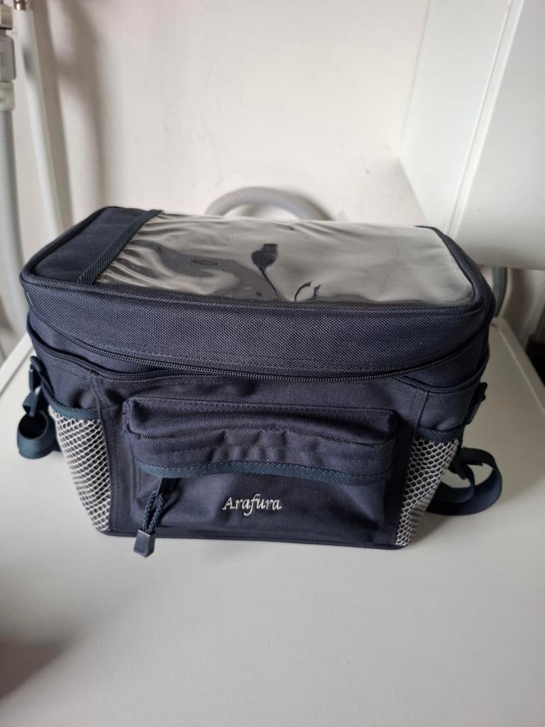 Arafura universele fietstas stuurtas blauw schouderband, Fietsen en Brommers, Fietsaccessoires | Fietstassen, Ophalen of Verzenden