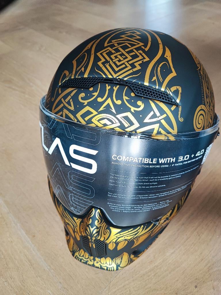 Ruroc Atlas 4.0 Carbon Fenrir size L/XL large extra large, Motoren, Kleding | Motorhelmen, XL, UK, Nieuw zonder kaartje, Ophalen