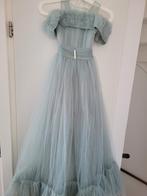 Mooie mint groen gala jurk, Ophalen of Verzenden, Zo goed als nieuw, Groen, Trouwjurk