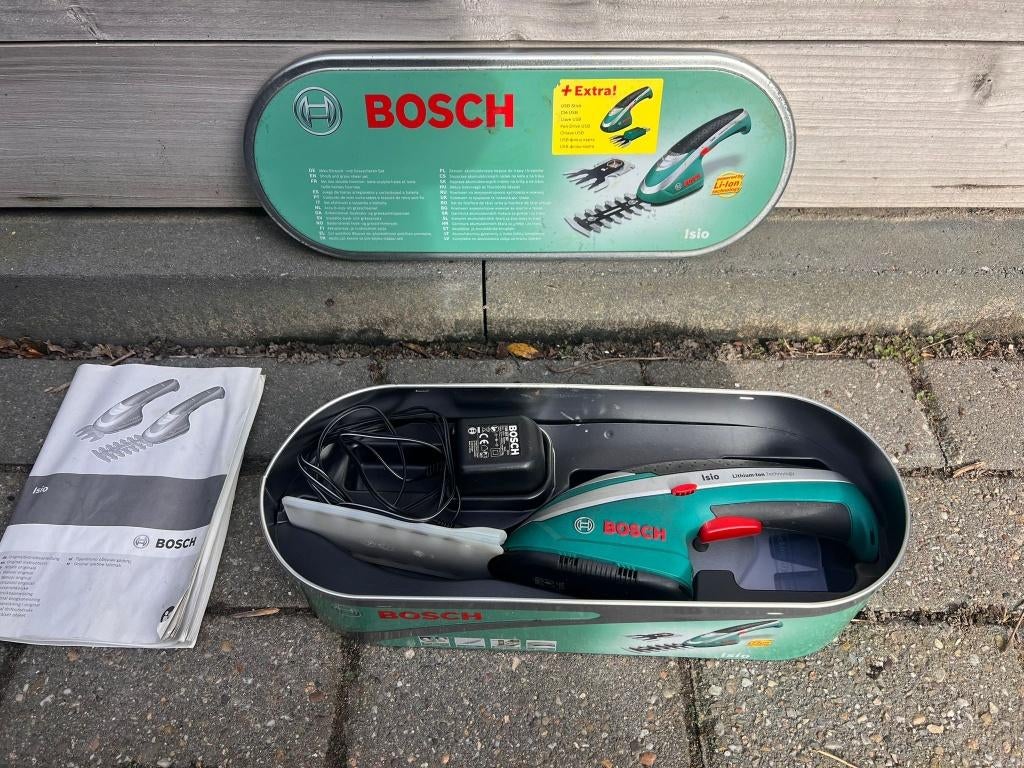 Te koop Bosch buxes schaar, Ophalen of Verzenden, Zo goed als nieuw, Overige soorten, Bosch