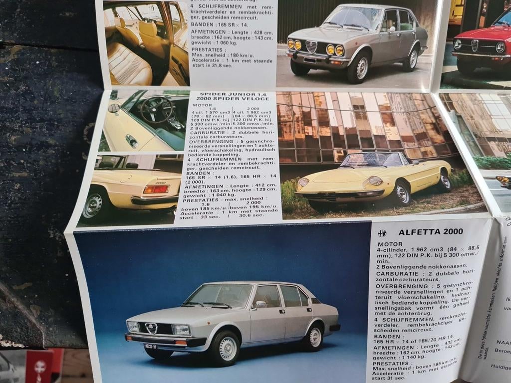 Alfa Romeo programma  o.a. Giulia super Lusso, Boeken, Ophalen of Verzenden, Zo goed als nieuw, Alfa Romeo