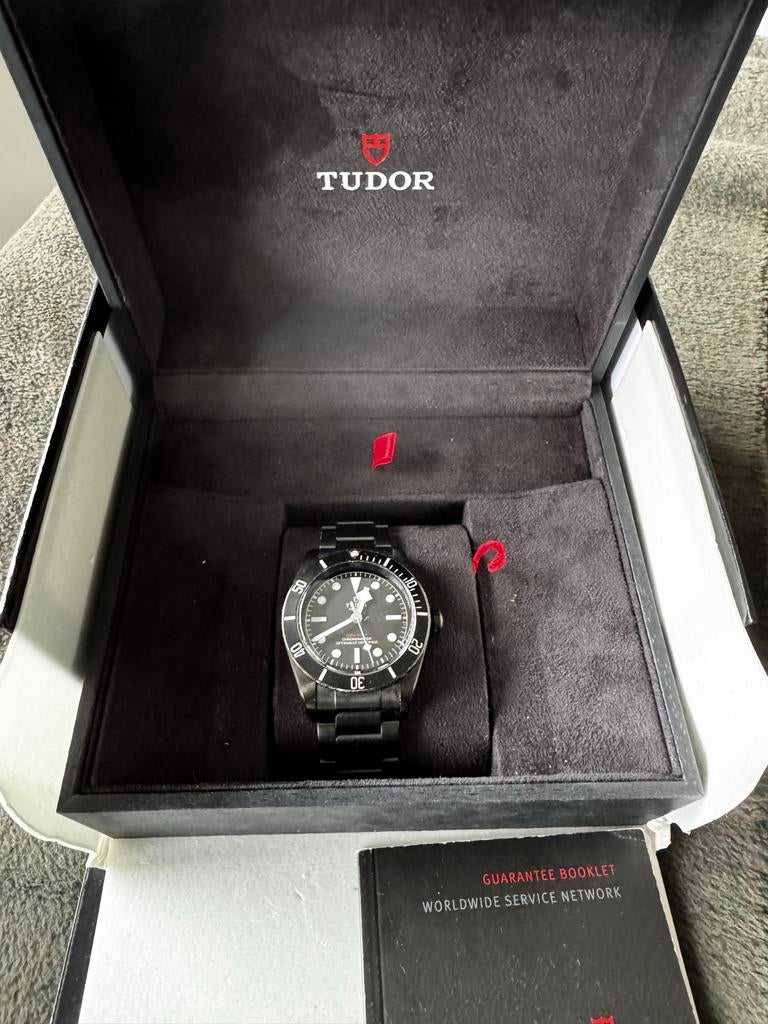 Tudor horloge Black Bay Dark 2021, Overige merken, Gebruikt, Staal, Polshorloge