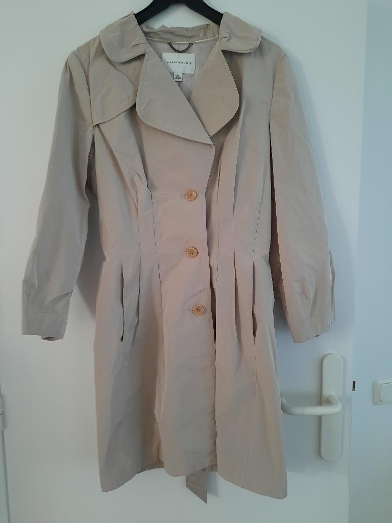 BEIGE TRENCHCOAT, Beige, Maat 46/48 (XL) of groter, Ophalen of Verzenden, Gedragen