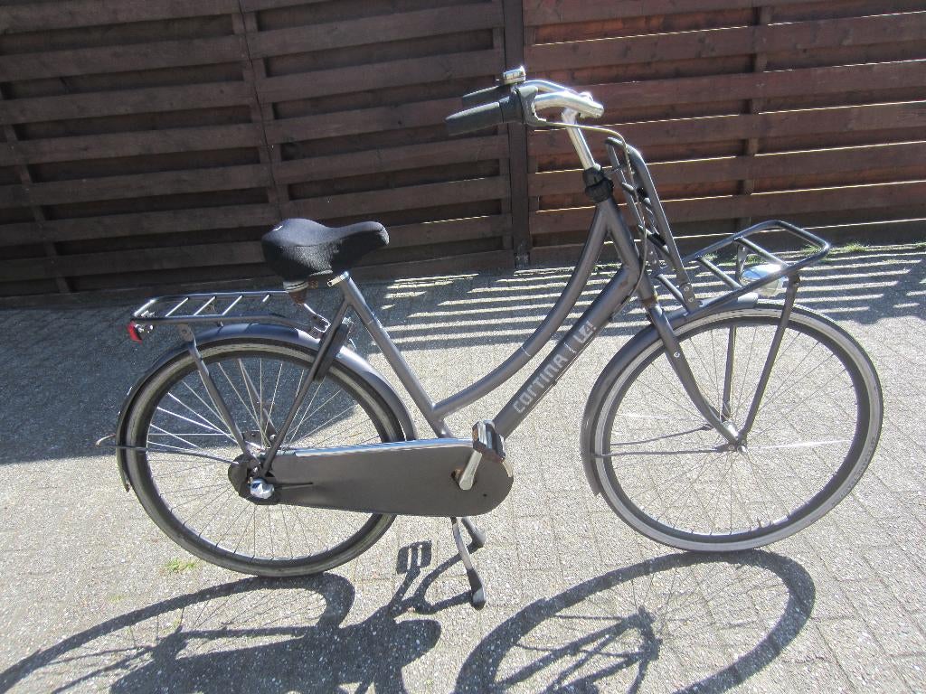 cortina u4 transport damesfiets, Terugtraprem, Gebruikt, Versnellingen, 56 cm of meer