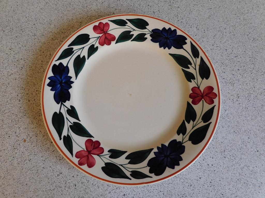 Bord 21 cm. Boerenbont 418 Sociètè Cèramique Maestricht, Antiek en Kunst, Ophalen of Verzenden