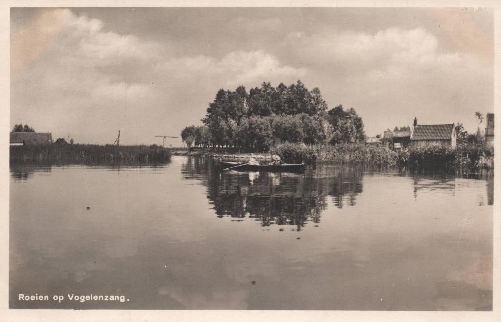 Reeuwijkse Plassen, Roeien op Vogelenzang  131084, Ophalen of Verzenden, Ongelopen, Zuid-Holland