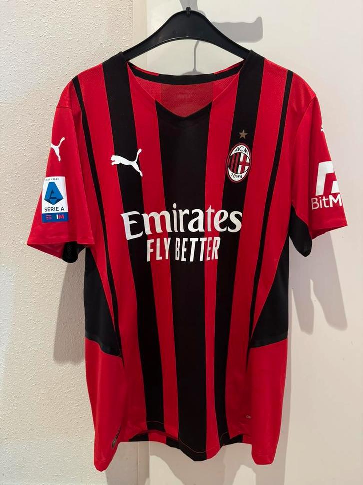 Rapheal leao shirt AC Milaan, Verzamelen, Sportartikelen en Voetbal, Gebruikt, Shirt, Buitenlandse clubs, Ophalen of Verzenden