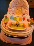 Roze loopstoel met speelblad - Qute, Ophalen of Verzenden, Zo goed als nieuw, Jongen of Meisje