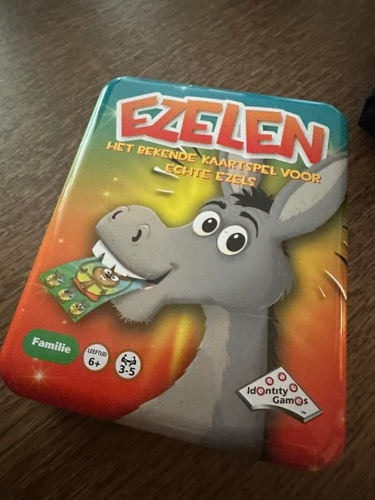 ezelen, Hobby en Vrije tijd, Gezelschapsspellen | Kaartspellen, Ophalen of Verzenden, Zo goed als nieuw