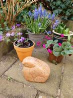 Speksteen beeldje konijn, Verzamelen, Beelden en Beeldjes, Ophalen of Verzenden, Zo goed als nieuw, Dier