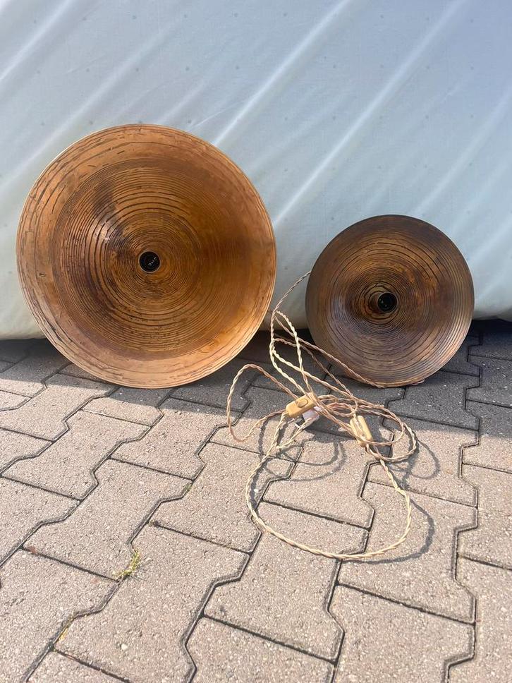 Wandlampen set rond groot, Huis en Inrichting, Lampen | Wandlampen, Zo goed als nieuw, Ophalen