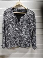 jasje zwart wit gemaleerd dames maat L, Ophalen of Verzenden, 'T Olde Gre-j, Info@toldegrej.nl, Endepoelstraat 20f Didam