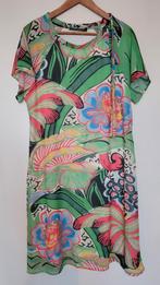 Zomerjurkje Lizzy & Coco in vrolijke print - Mt L, Maat 42/44 (L), Ophalen of Verzenden, Knielengte, Groen