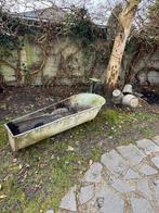 Zinken bad kuip + 3 zinken emmers, Tuin en Terras, Ophalen, Gebruikt, 40 cm of meer, Rond