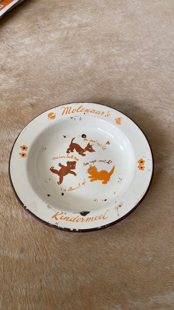 Molenaars brocante papbordje, Antiek en Kunst, Ophalen