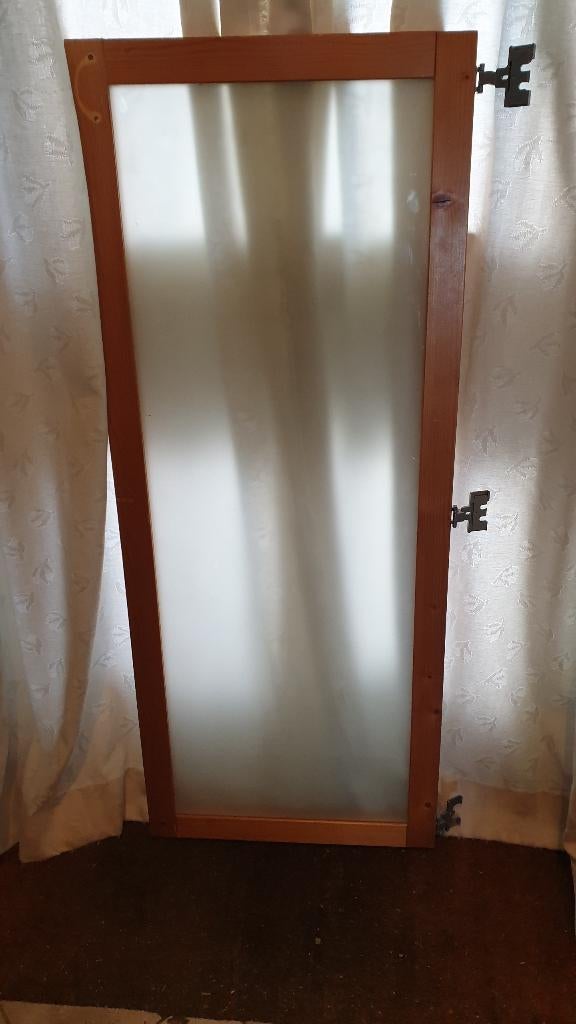 Lundia paneeldeuren met melkglas 120x100 in nette staat, Ophalen, Gebruikt