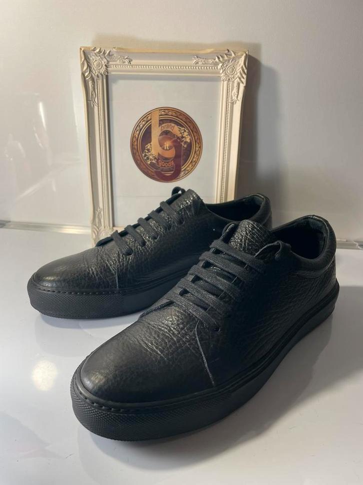 Acne Studios Full Leather Black Trainers New EU 40, Kleding | Dames, Schoenen, Zo goed als nieuw, Sportschoenen, Zwart, Ophalen of Verzenden
