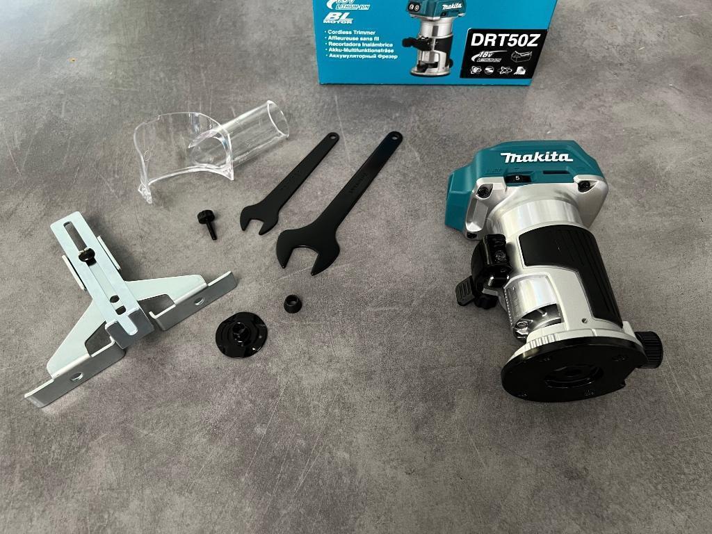 MAKITA DRT50Z 18v ACCU KANTENFREES BOVENFREES TRIMMER BL LXT, Kantenfrees, Accu, Nieuw, Ophalen of Verzenden