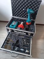 Makita Schroefboormachine in Koffer met Accessoires, Gebruikt, Variabele snelheid, Ophalen of Verzenden, Boor- en Schroefmachine