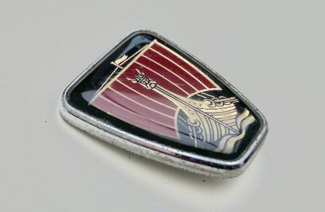 ROVER (NAAMLOOS) Logo merk embleem oldtimer, Ophalen of Verzenden, Gebruikt, Auto's