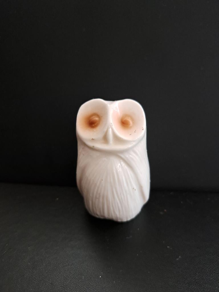 Zoutvat uil wit porselein, Ophalen of Verzenden, Gebruikt, Dier